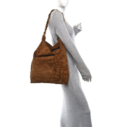 Saint Laurent Suede Amalia Hobo Caramel Cognac 2 of 11
