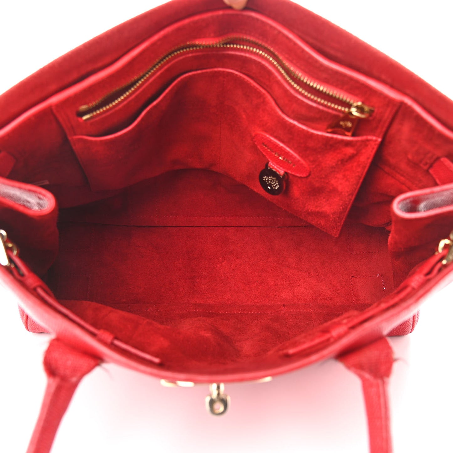 Lizard Embossed Calfskin Bayswater Red