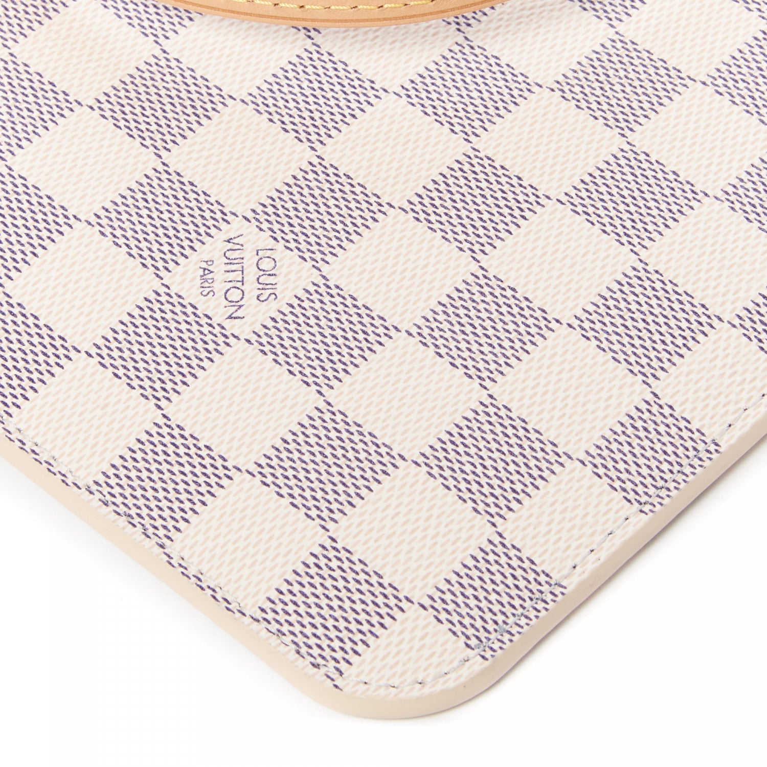 Louis Vuitton Damier Azur Neverfull MM GM Pochette Rose Ballerine 5 of 7