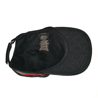 Gucci Monogram Web Baseball Hat L Black 6 of 9