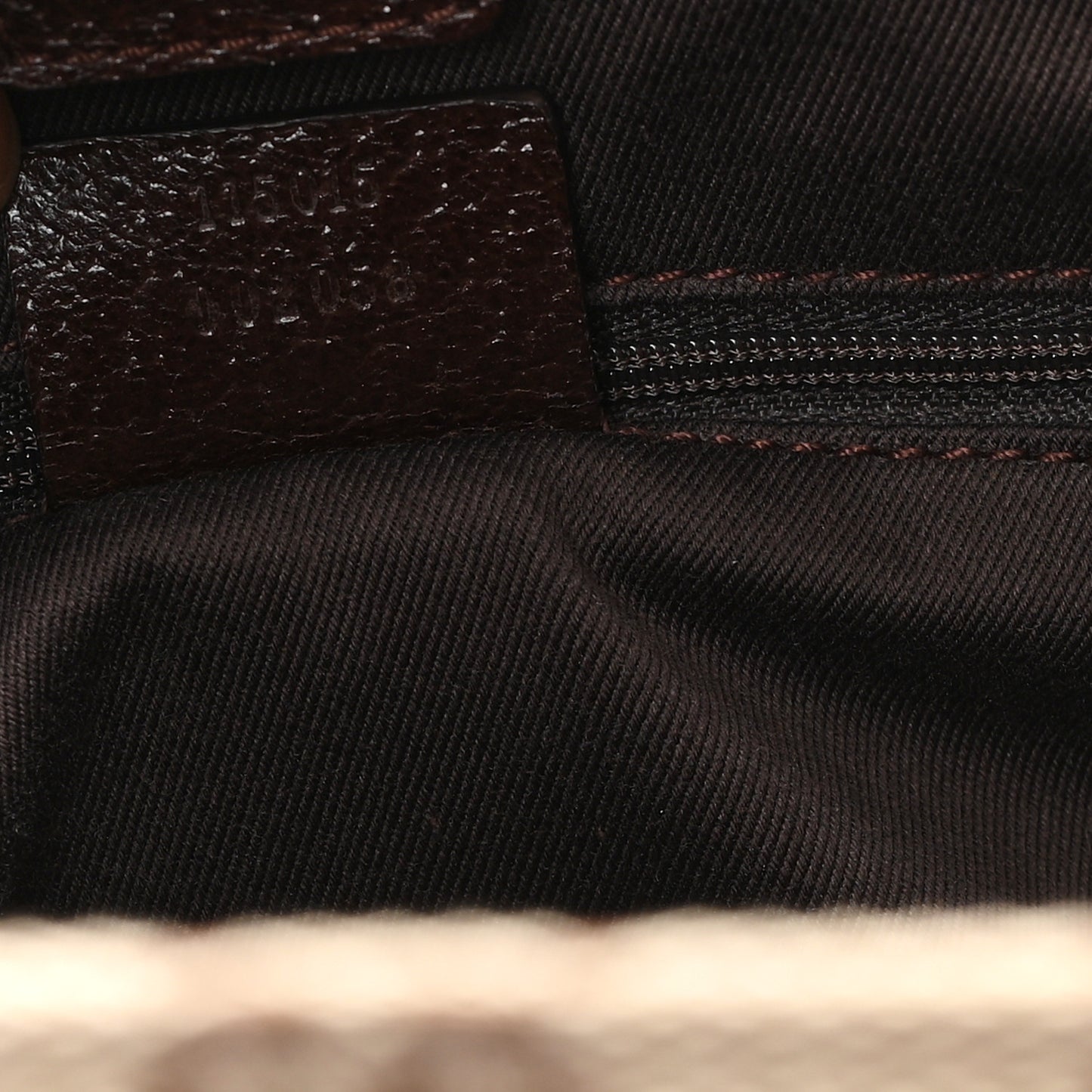 Monogram Large Bucket Tote Dark Brown