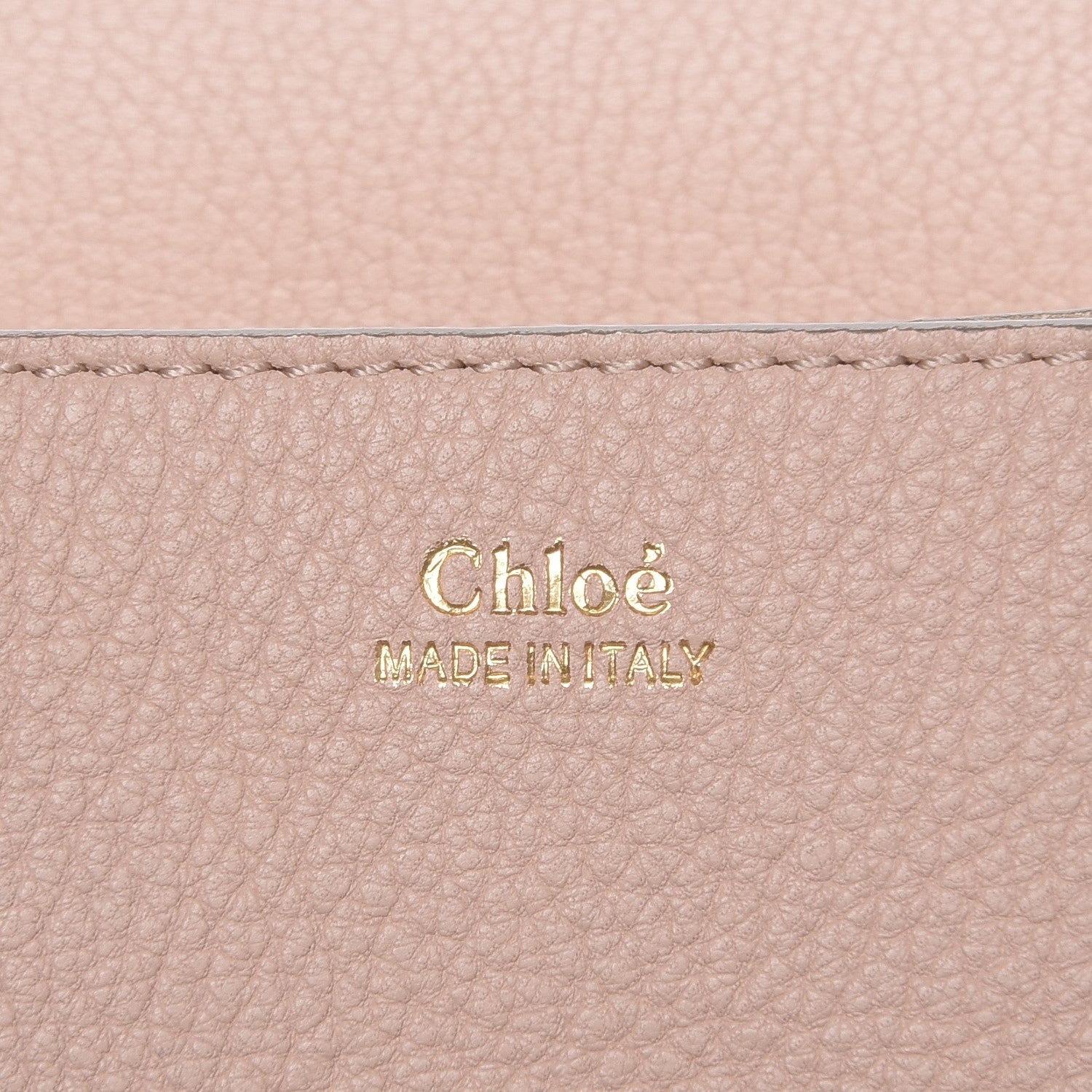 Chloe Grained Lambskin Mini Drew Shoulder Bag Cement Pink 6 of 7