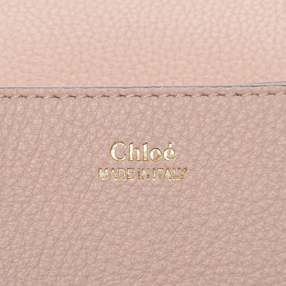 Chloe Grained Lambskin Mini Drew Shoulder Bag Cement Pink 6 of 7