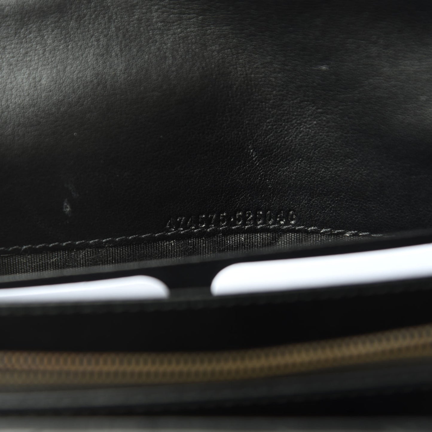 Calfskin Matelasse GG Marmont Chain Wallet Black