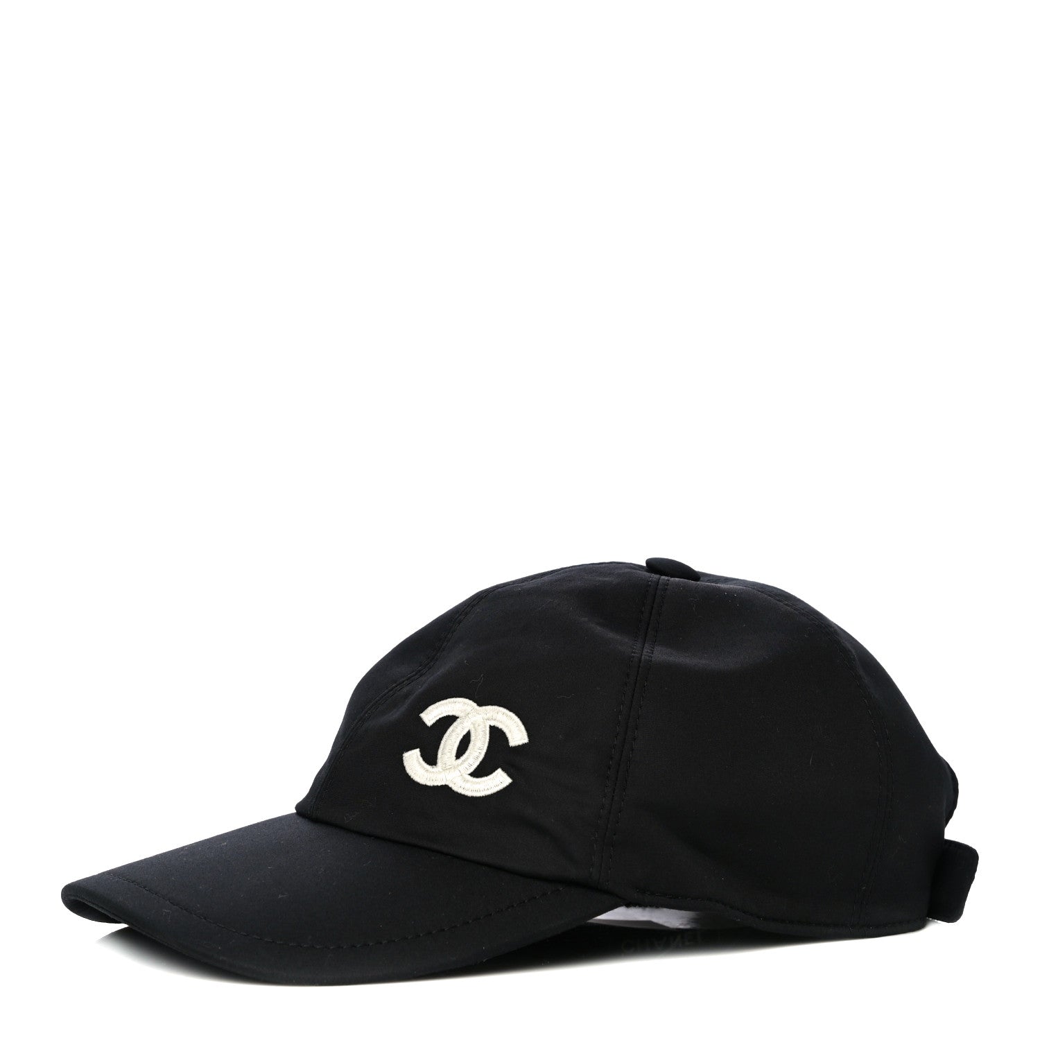 Chanel Cotton CC Cap Hat Black 1 of 8