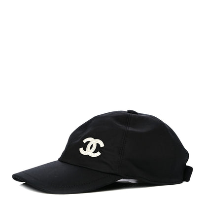Chanel Cotton CC Cap Hat Black 1 of 8
