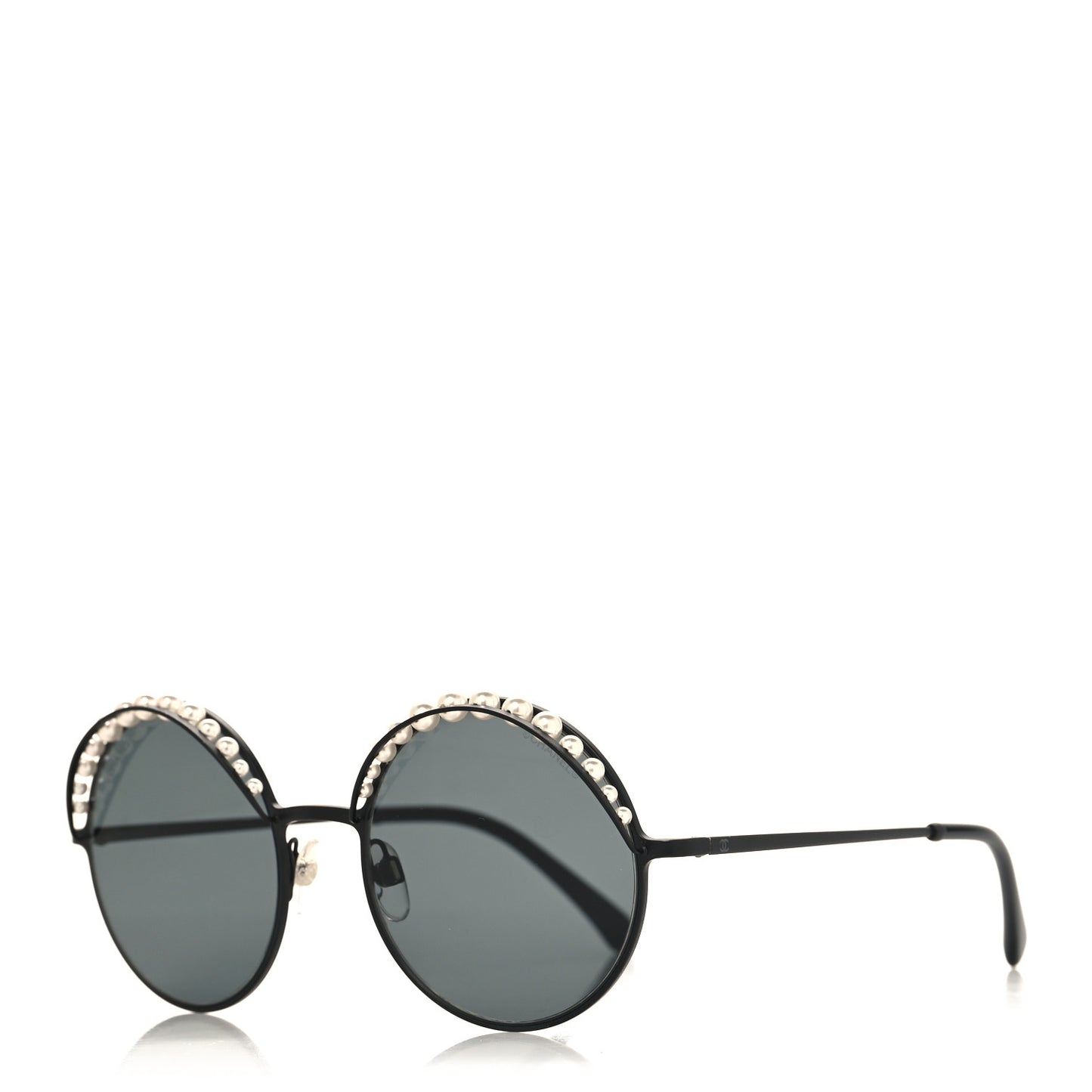 Pearl Round Sunglasses 4234-H Black