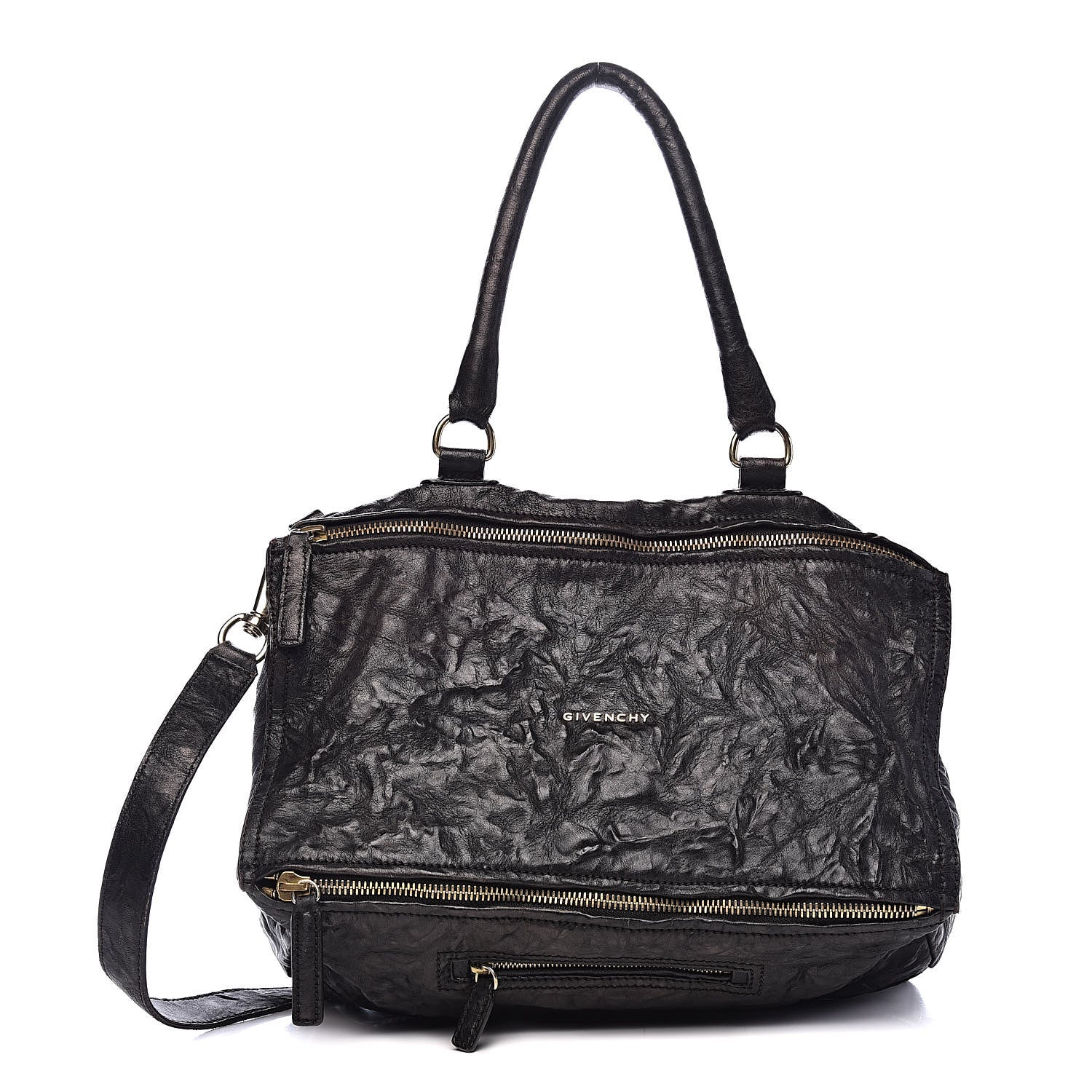 Givenchy Tumbled Sheepskin Large Pandora Black 1 of 18