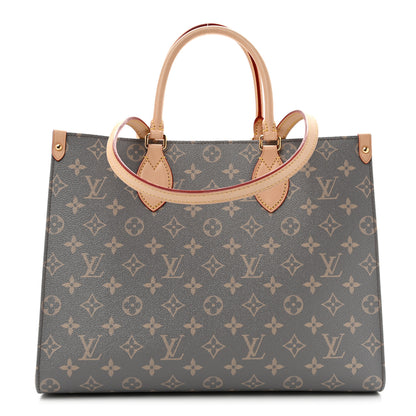 Louis Vuitton Monogram Onthego MM Trianon Gray 1 of 9