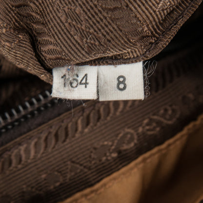 Prada Vela Nylon Saffiano Backpack Tobacco 7 of 7