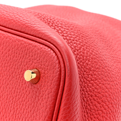 Hermes Taurillon Clemence Picotin Lock 22 MM Rouge Casaque 12 of 12
