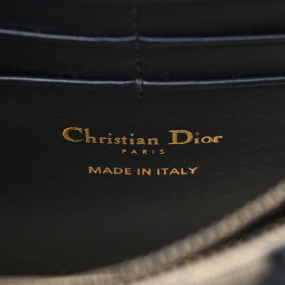 Christian Dior Oblique Saddle Chain Pouch Blue 6 of 10