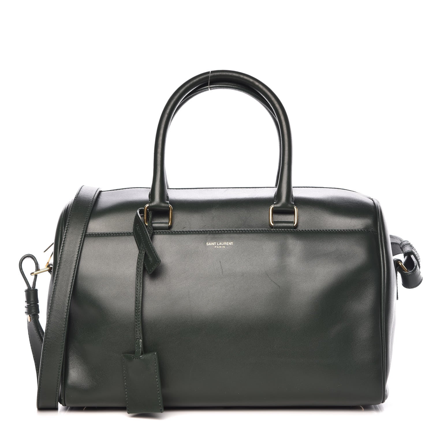 Saint Laurent Calfskin Classic Duffle 6 Green 1 of 11