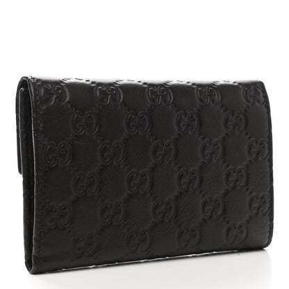 Gucci Guccissima Continental Flap Wallet Dark Brown 3 of 8