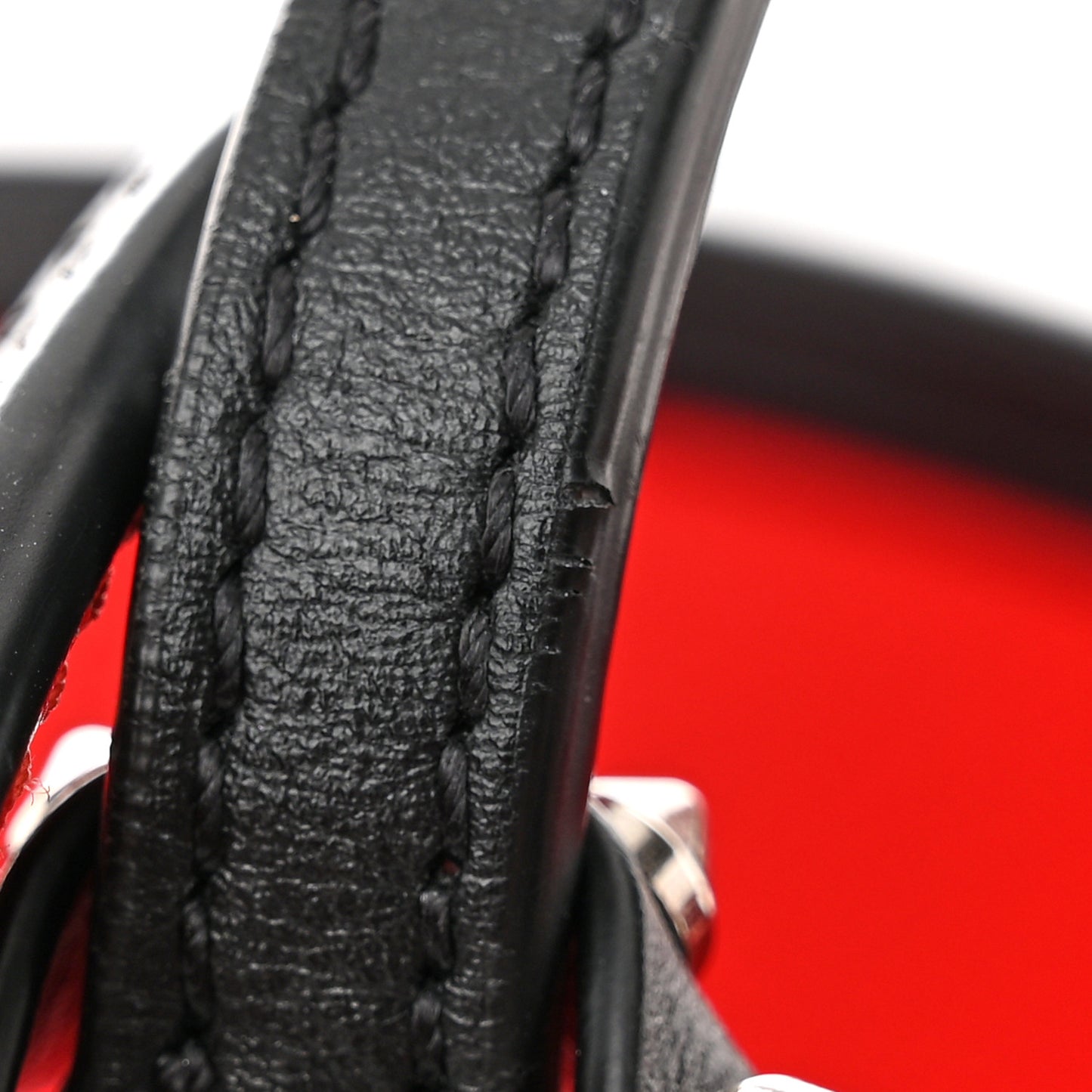 Calfskin In Love East West Cabata Tote Black Multicolor