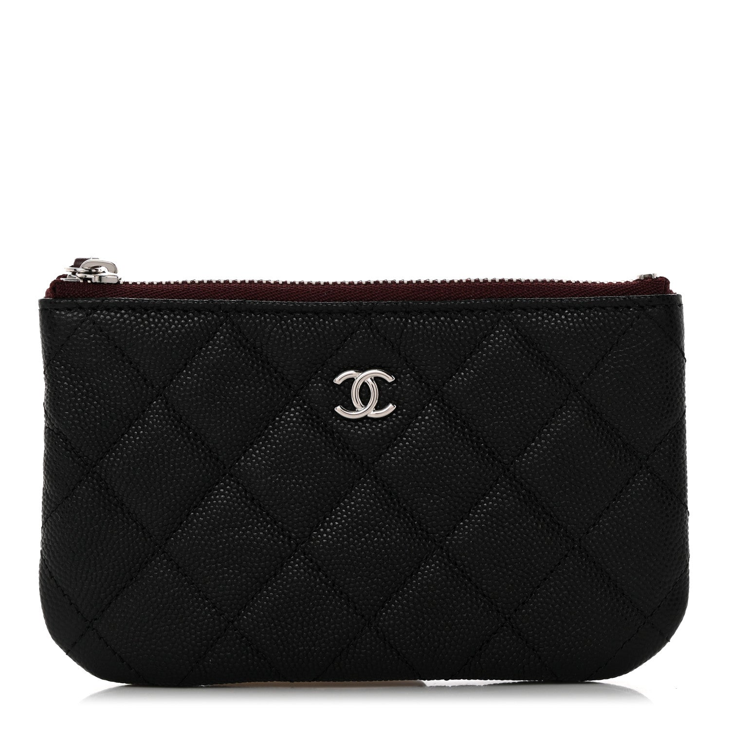 Chanel Caviar Quilted Small Cosmetic Case Black 1 of 8