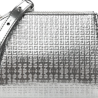 Givenchy Metallic Calfskin 4G Embossed Nano Antigona Silver 7 of 9