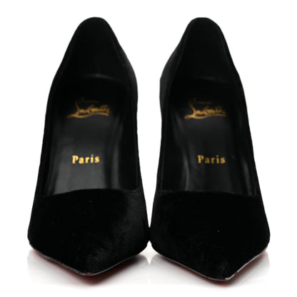 Christian Louboutin Veau Velours Kate Max 100 Pumps 38.5 Black 3 of 8
