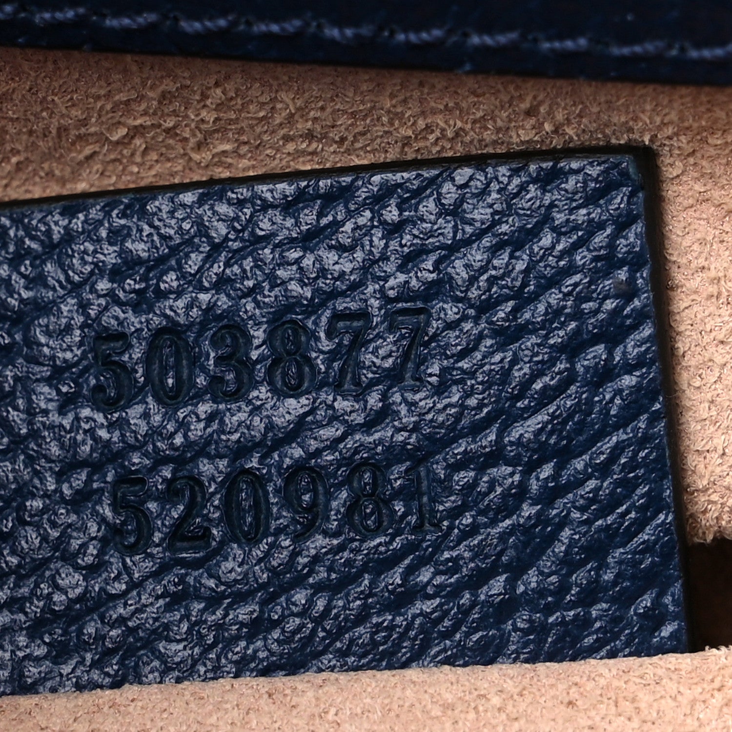 Gucci Textured Calfskin Web Small Ophidia Chain Shoulder Bag Blue Agata 7 of 10