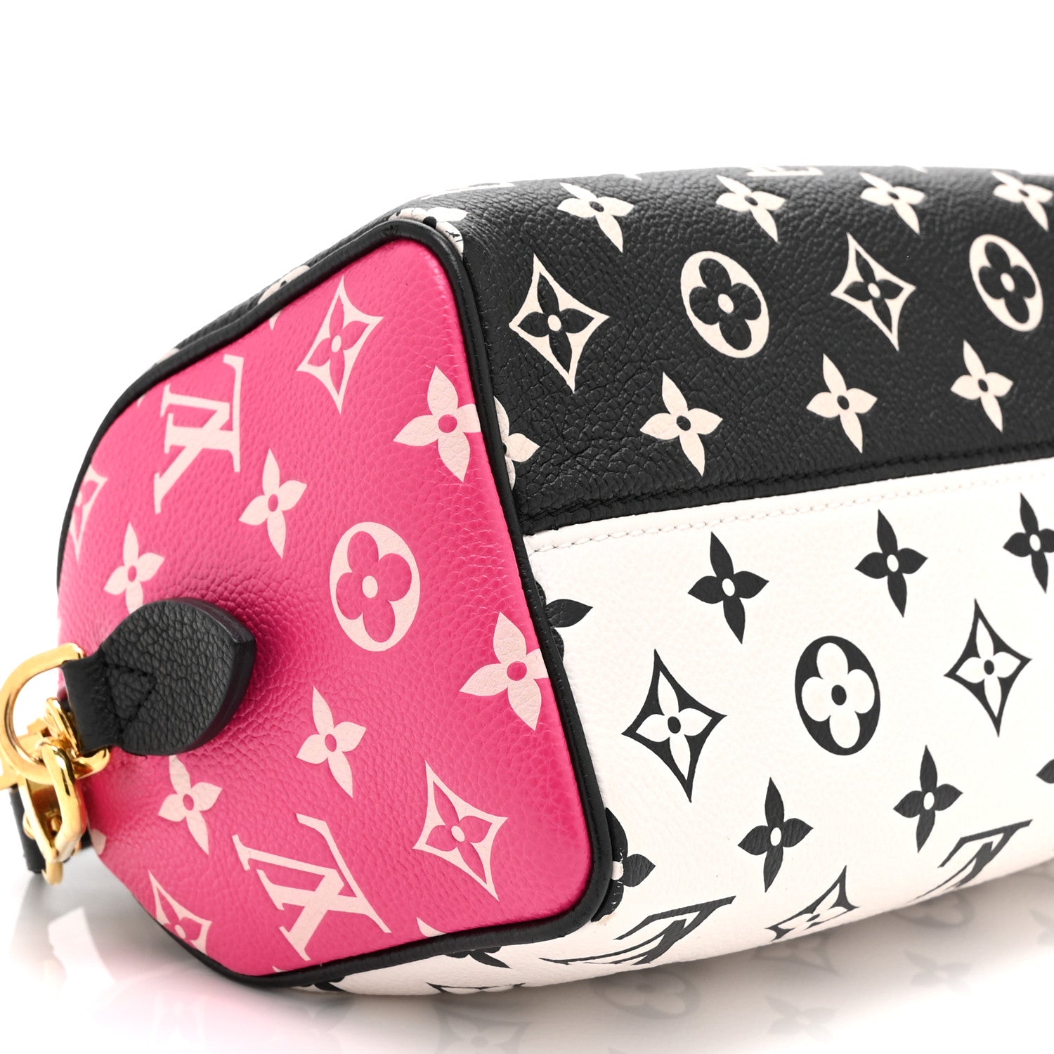 Louis Vuitton Empreinte Monogram Spring in the City Speedy Bandouliere 20 Black White Pink 8 of 9
