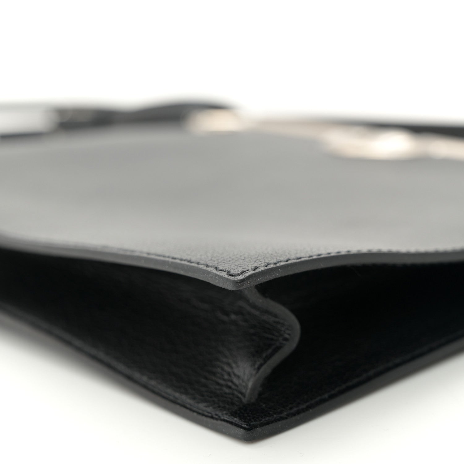 Hermes Chevre Chamkila Mors De Bride Bag Black 10 of 11