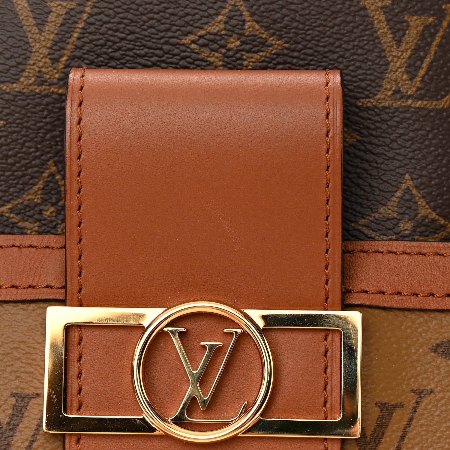Louis Vuitton Reverse Monogram Dauphine Hobo MM 11 of 12