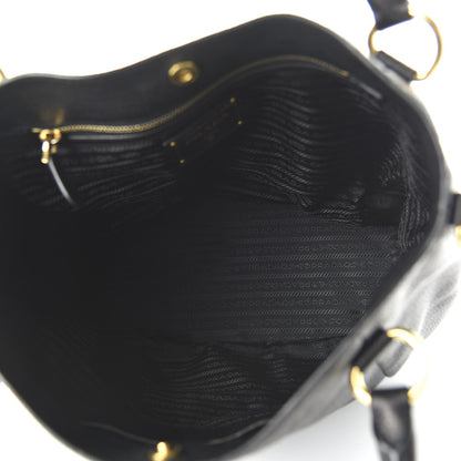 Prada Vitello Daino Tote Black 5 of 10