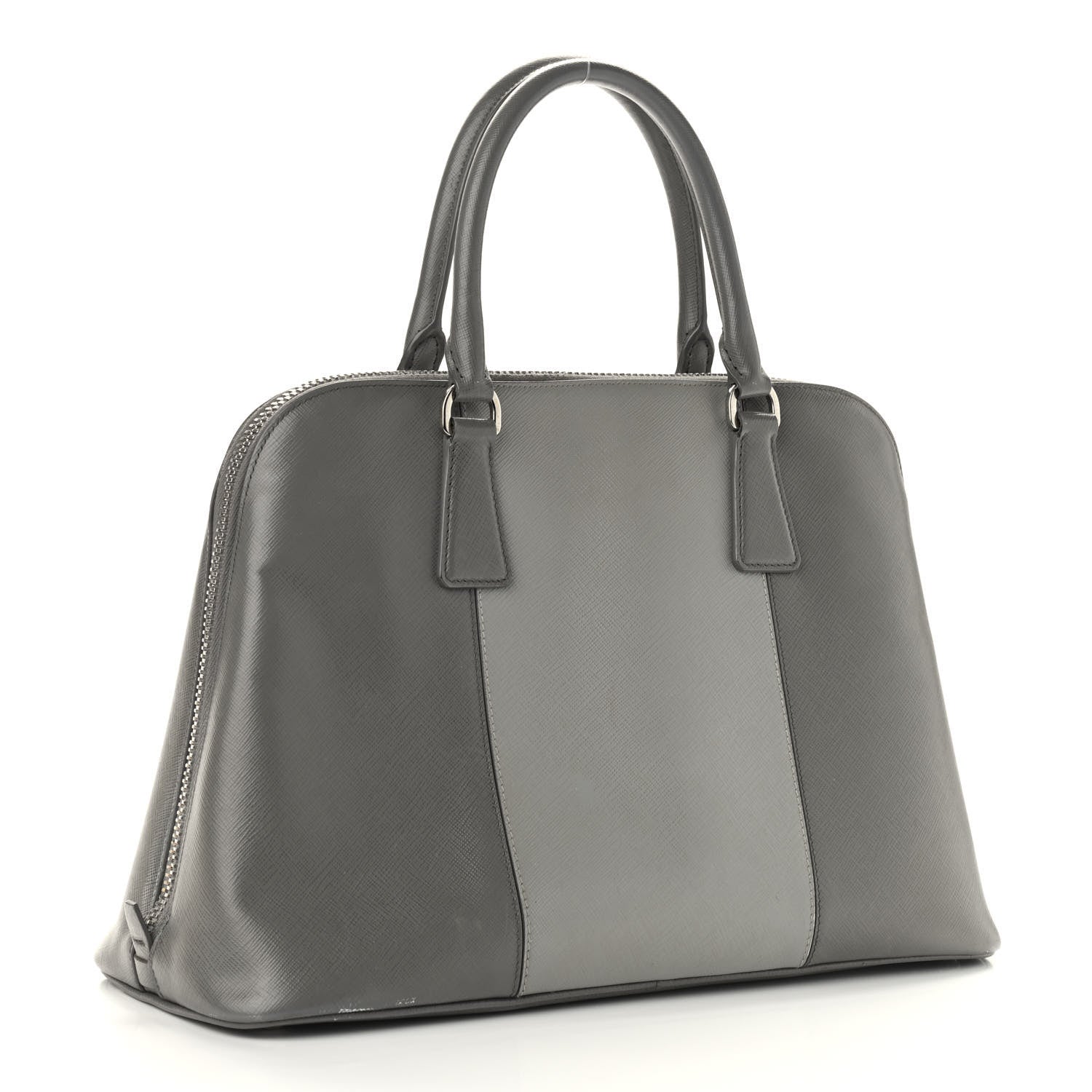Prada Saffiano Lux Bi-Color Promenade Tote Marmo Argilla 3 of 12