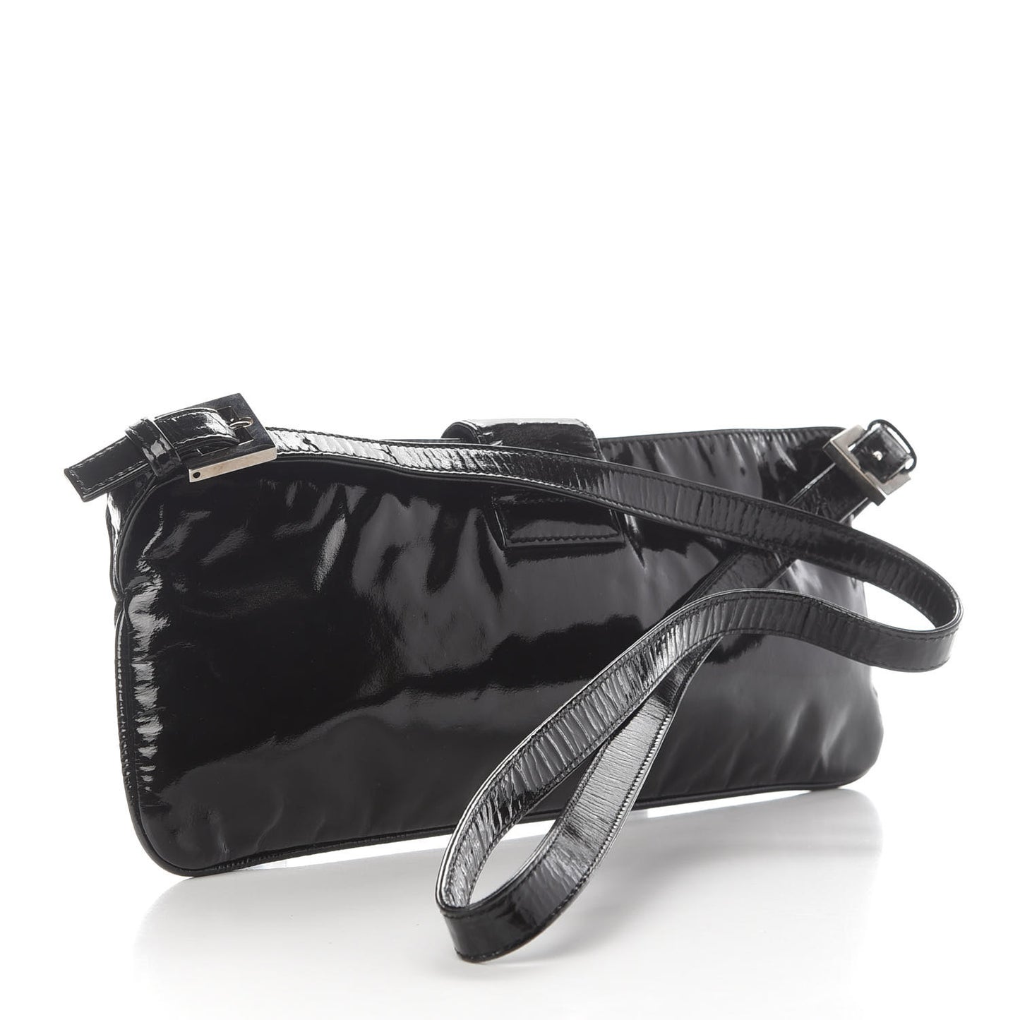 Patent Baguette Black