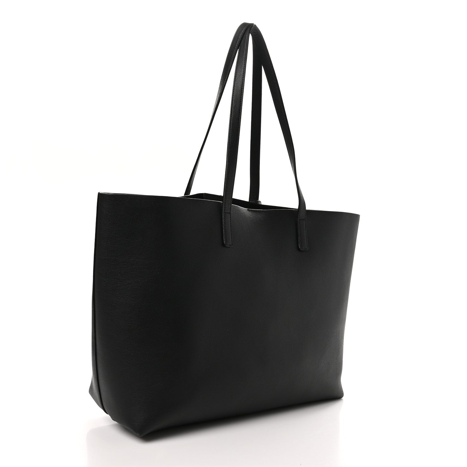Saint Laurent Calfskin Large Shopping Tote Black 4 of 12