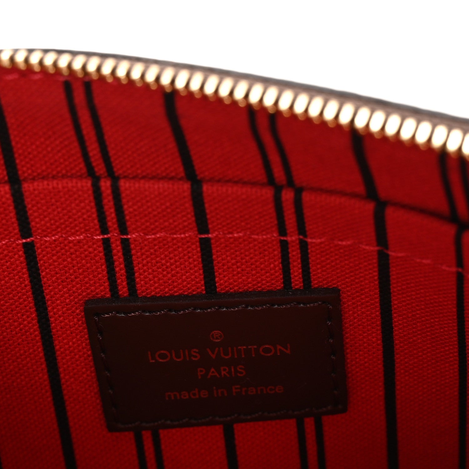 Louis Vuitton Damier Ebene Neverfull PM Pochette 6 of 7