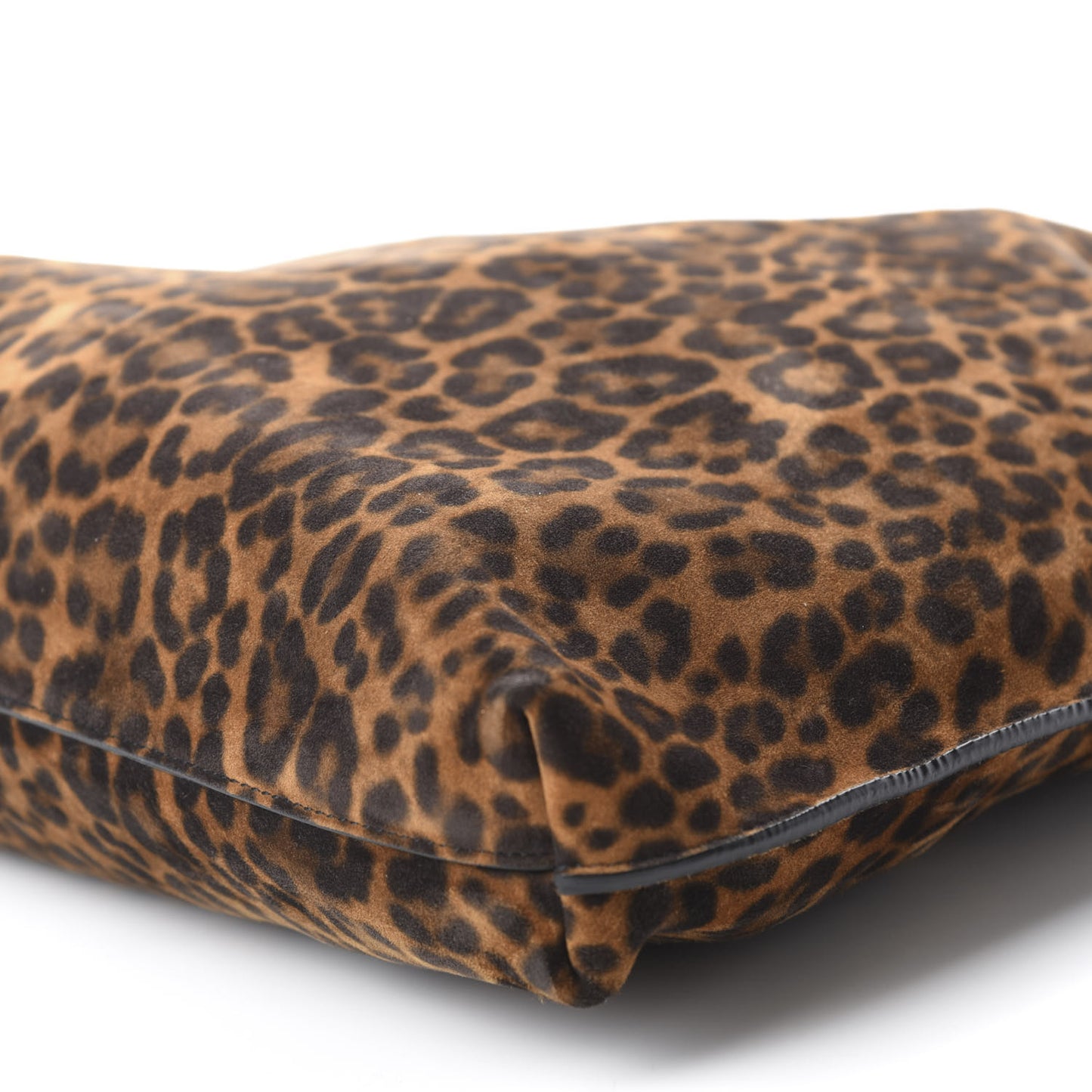 Suede Leopard Print Medium Suzanne Hobo Natural