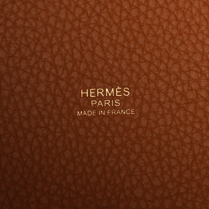 Hermes Taurillon Clemence Picotin Lock 18 PM Gold 6 of 11