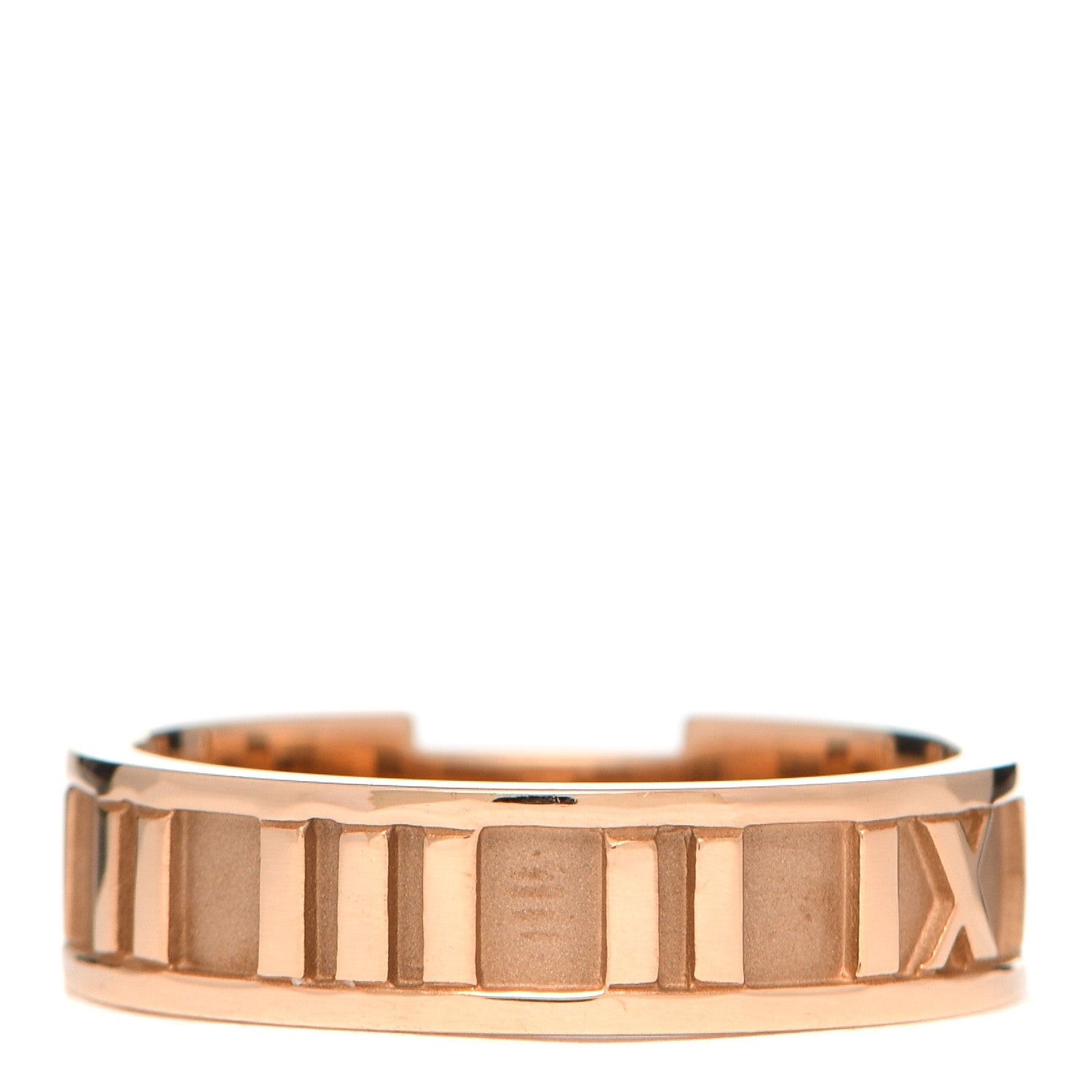 Tiffany 18K Rose Gold Diamond Atlas Ring 54 7 3 of 5