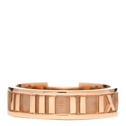 Tiffany 18K Rose Gold Diamond Atlas Ring 54 7 3 of 5