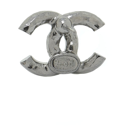 Chanel Ruthenium Crystal CC Earrings 4 of 5