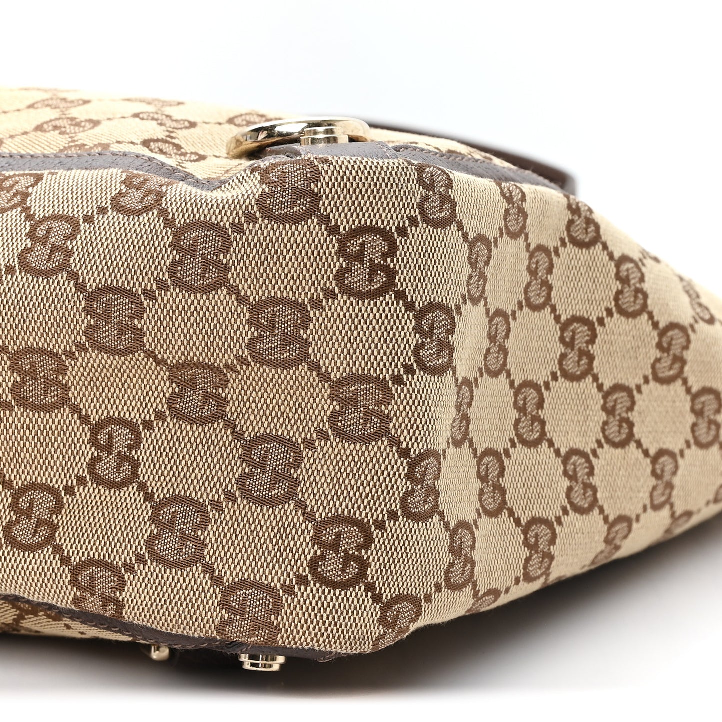 Monogram Large Abbey Tote Dark Brown