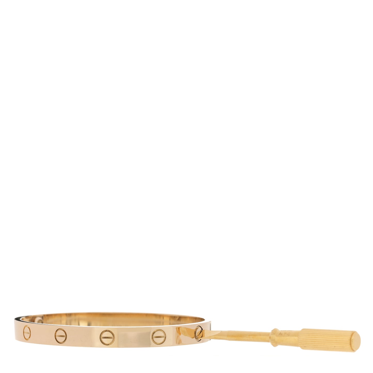 18K Yellow Gold LOVE Bracelet 17