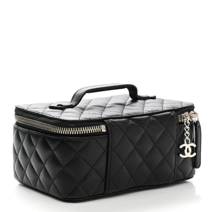 Chanel Lambskin Quilted Jewelry Case Black 3 of 12