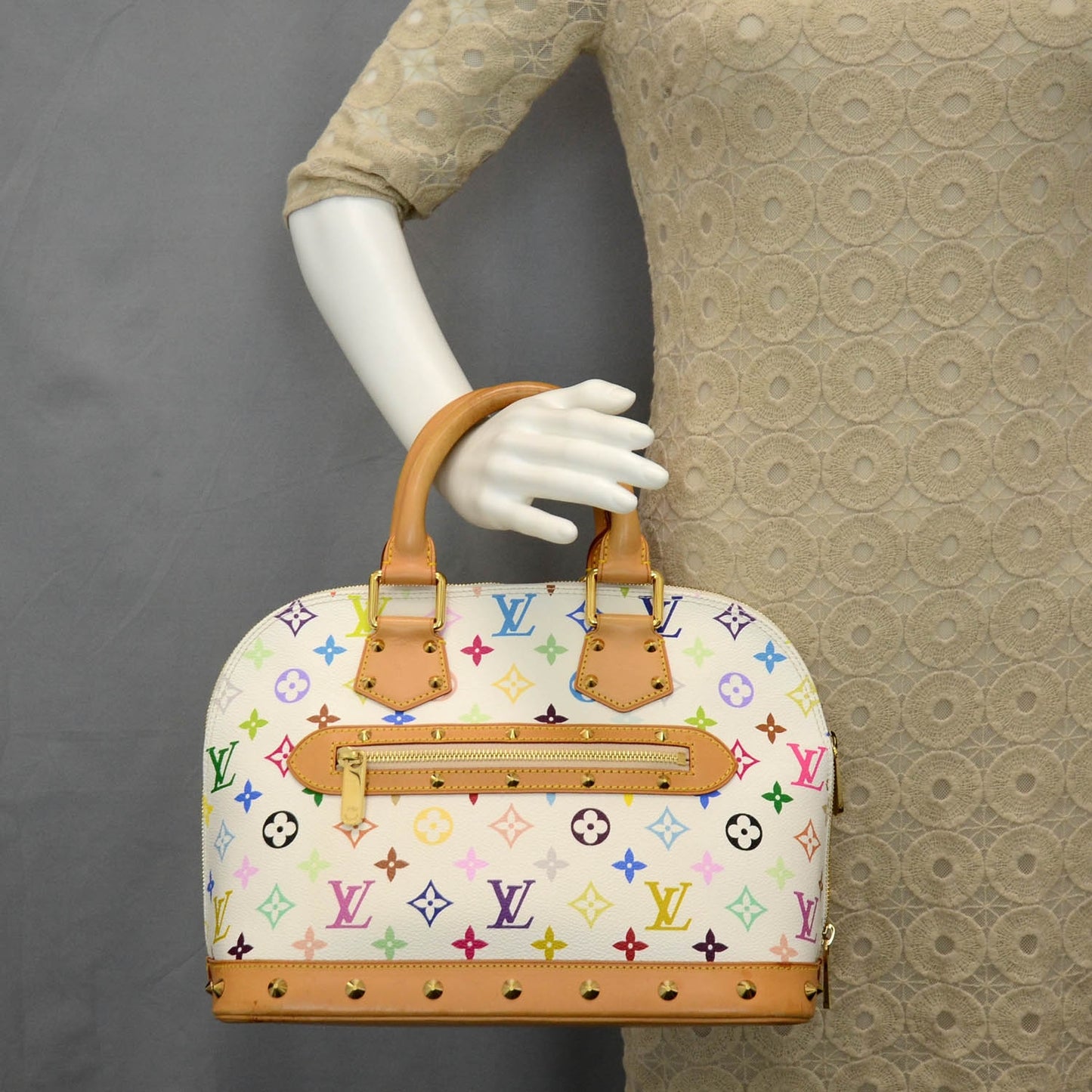 Monogram Multicolor Alma White