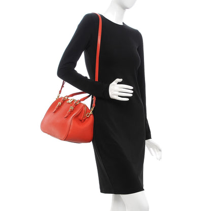 Miu Miu Goatskin Madras Bauletto Orange 2 of 9