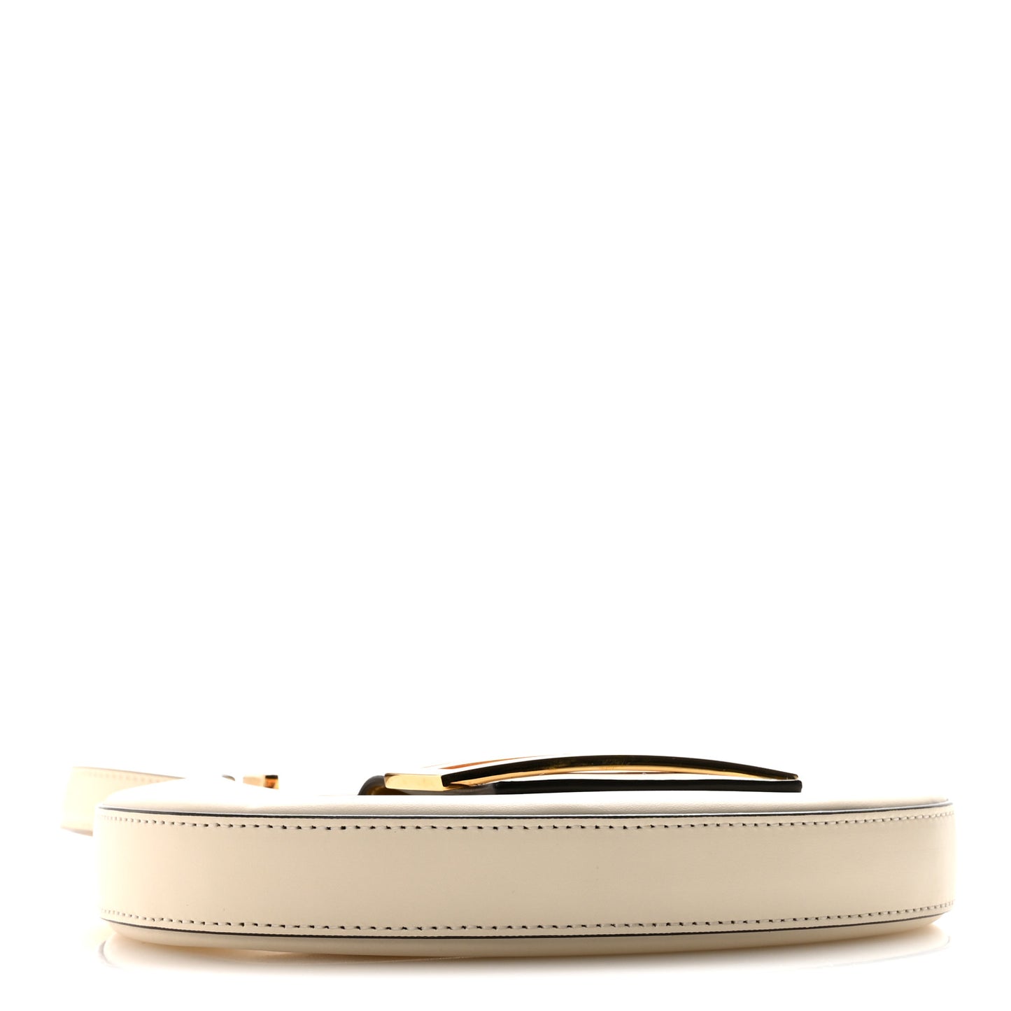 Vitello King Mini Cookie Hobo Bag White Ice