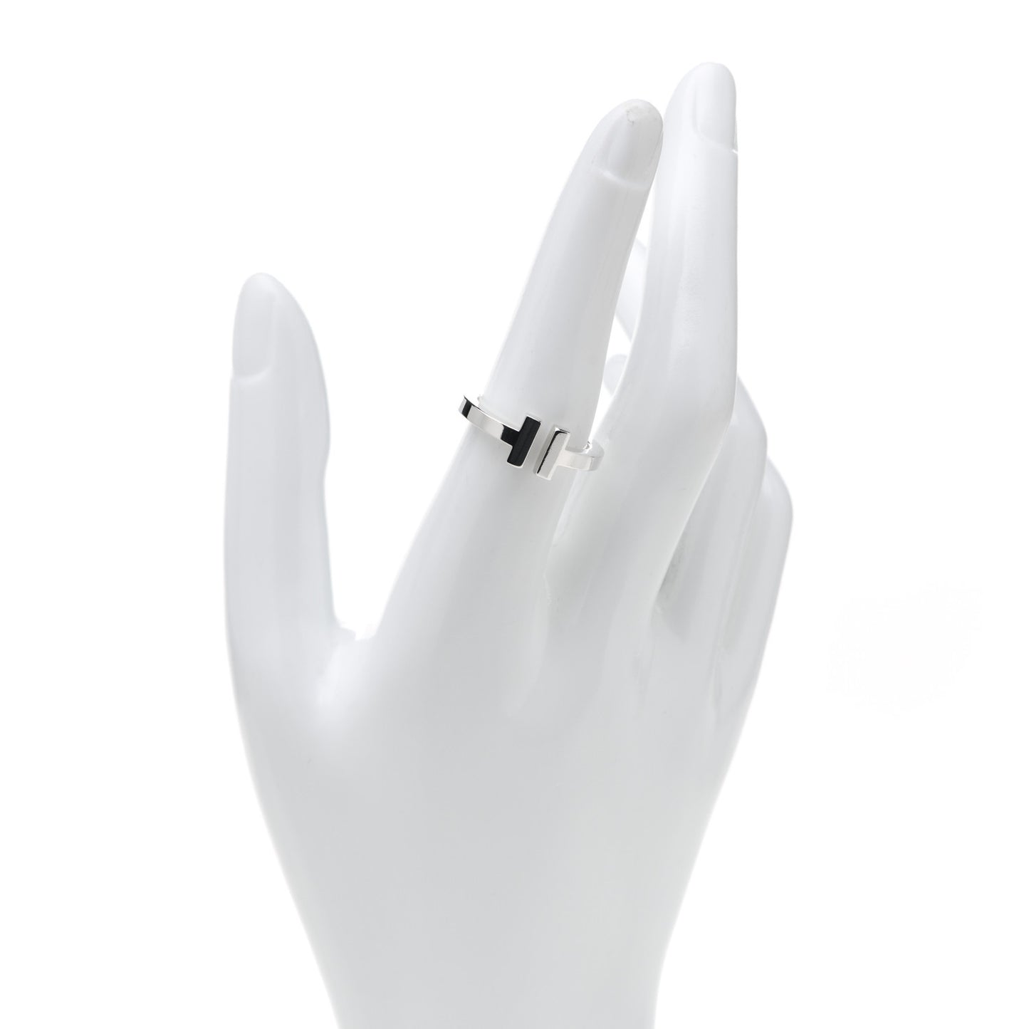 Sterling Silver T Square Ring 55 7.25