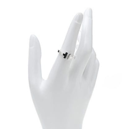 Tiffany Sterling Silver T Square Ring 55 7.25 2 of 4