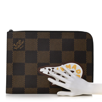 Louis Vuitton X NIGO Giant Damier Ebene Bear Pochette Jour GM 2 of 8