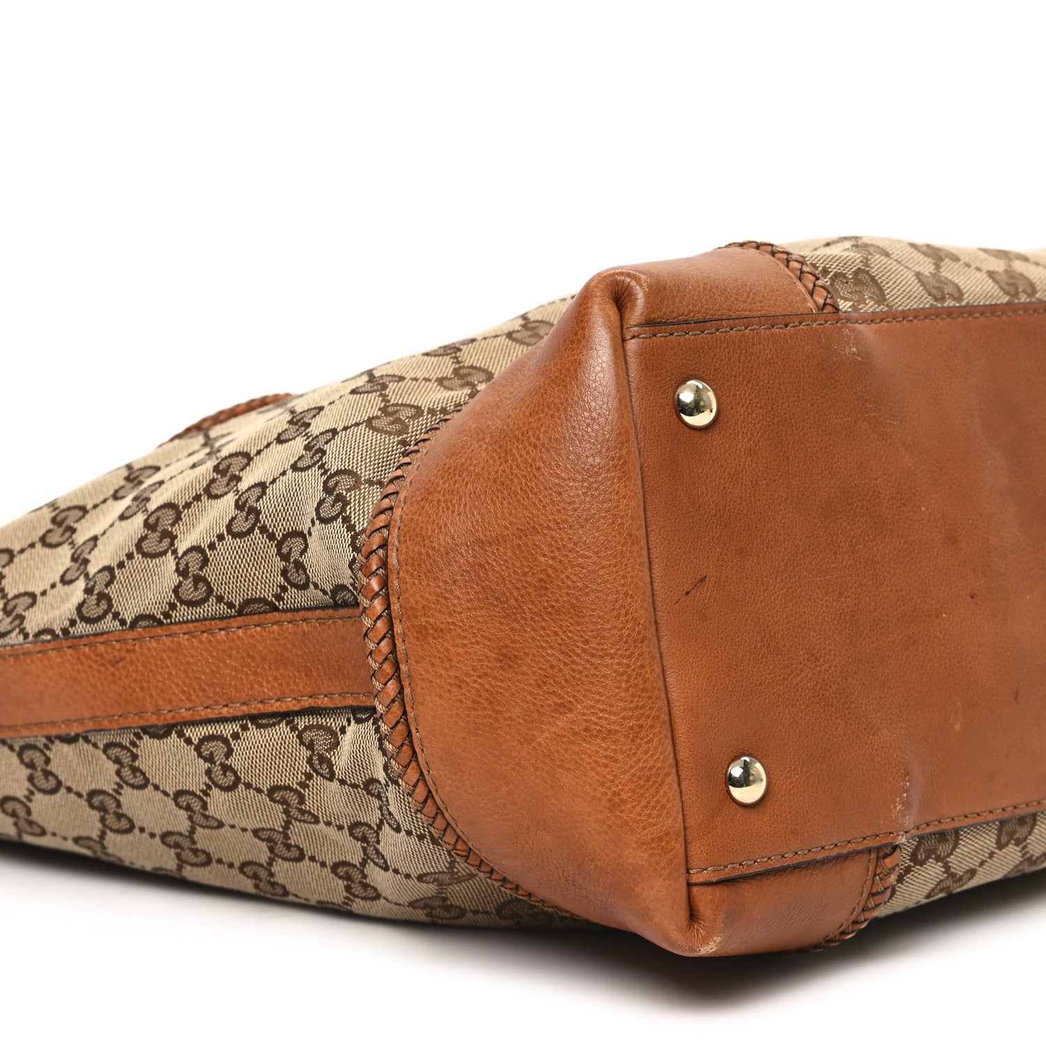 Gucci Monogram Medium Marrakech Tote Tan 9 of 12