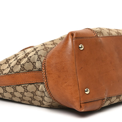 Gucci Monogram Medium Marrakech Tote Tan 9 of 12