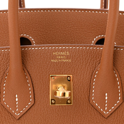 Hermes Togo Birkin 25 Gold 6 of 10