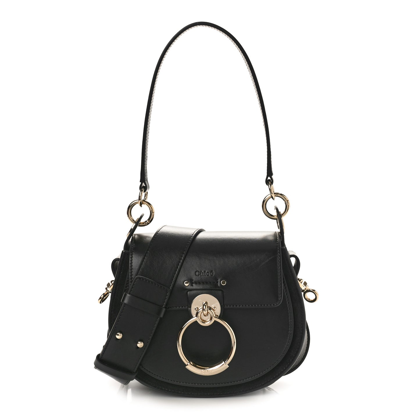 Calfskin Small Tess Bag Black