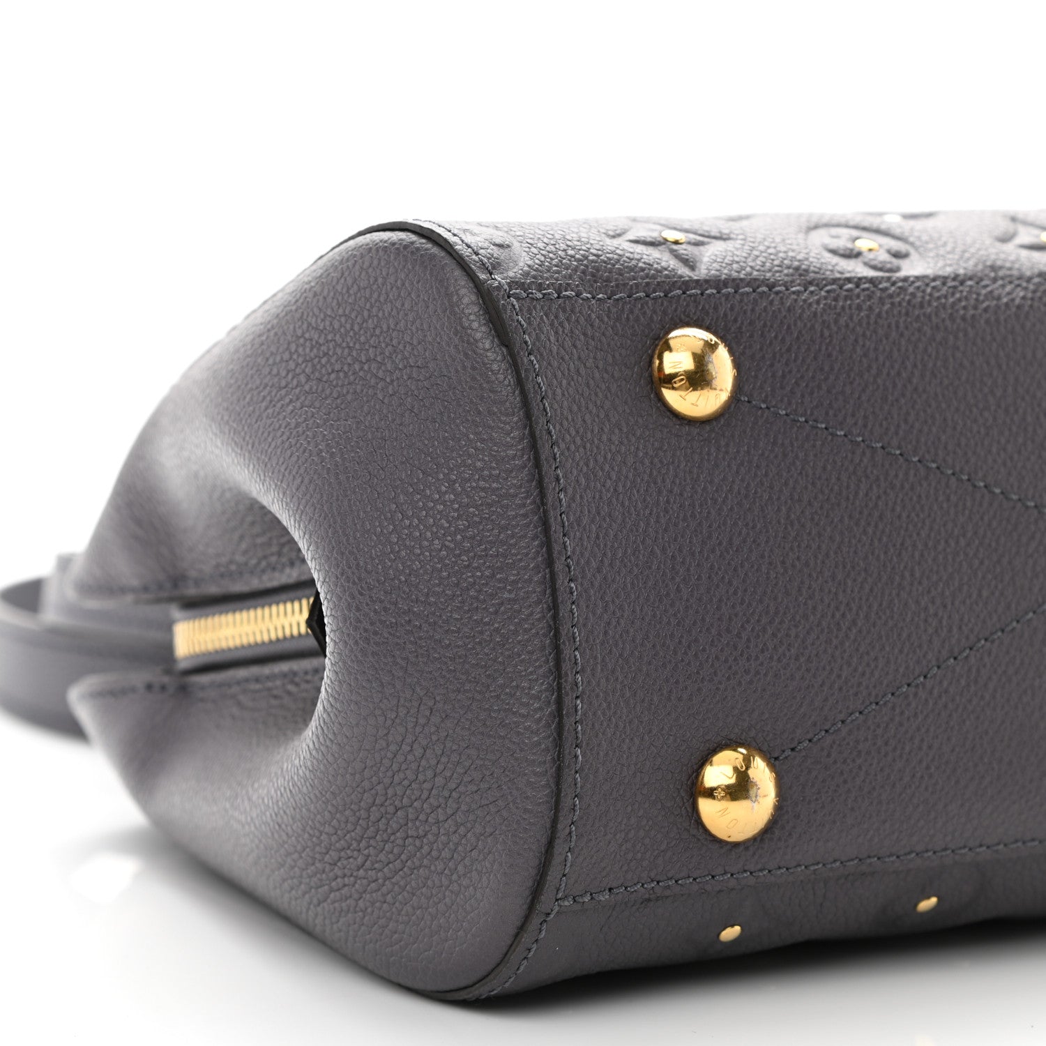 Louis Vuitton Empreinte Studded Montaigne BB Gris Silver 9 of 10